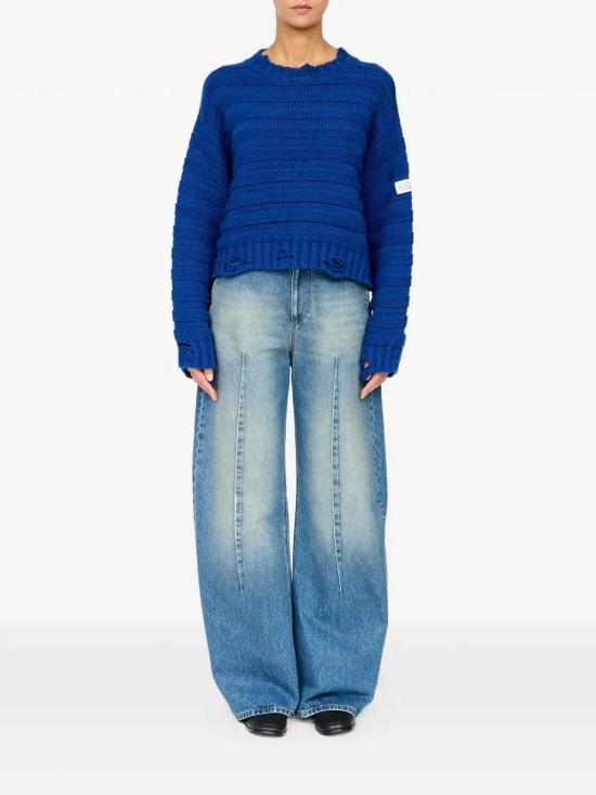 26FW MM6 메종마르지엘라 스웨터 S52HL0031M13040 483 BLUE - MM6 MAISON MARGIELA