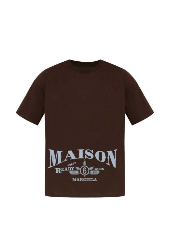 26FW MM6 메종마르지엘라 반팔 티셔츠 SH0GC0075M20050 142 BROWN