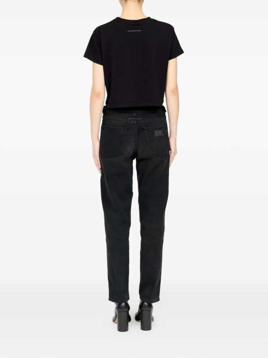 26FW MM6 메종마르지엘라 탑 S52GC0369M20258 900 BLACK - MM6 MAISON MARGIELA