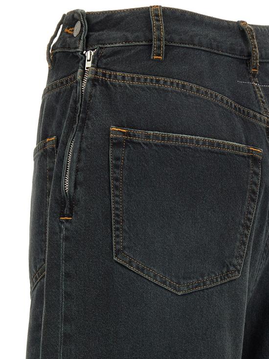 26FW MM6 메종마르지엘라 데님 팬츠 비대칭 구조 청바지 블루 - MM6 MAISON MARGIELA