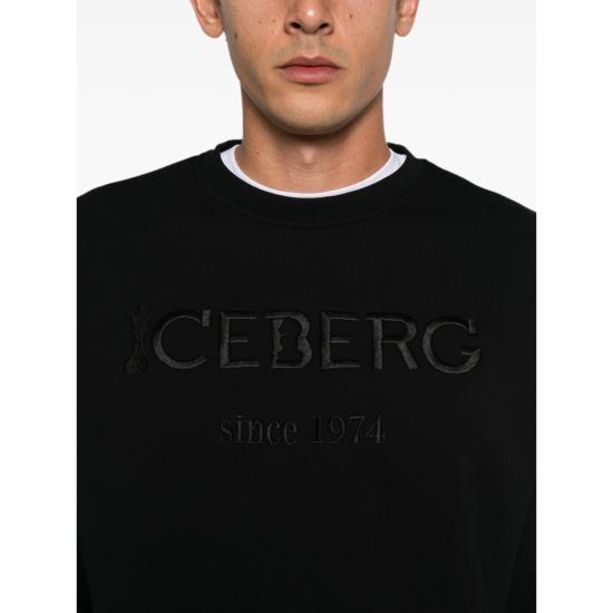 26FW 아이스 비 아이스버그 니트웨어 E010 630A 9000 BLACK - ICE B ICEBERG