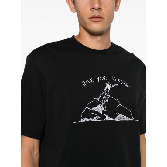 26FW 아이스 비 아이스버그 탑 F026 6308 9000 BLACK - ICE B ICEBERG