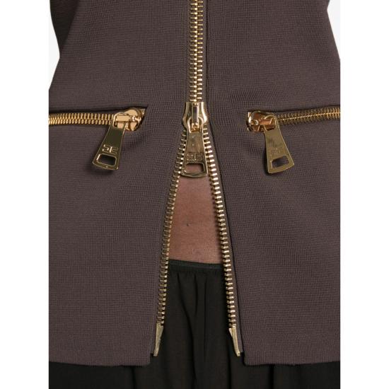 26FW 엘리자베타프랜치 가디건 MK68B66E2 EV9 BROWN - ELISABETTA FRANCHI