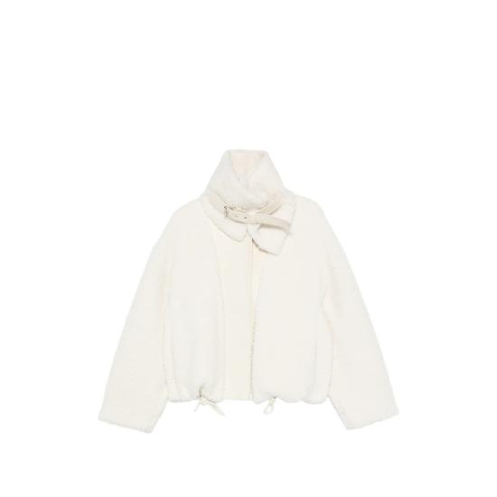 26FW 스포트막스 자켓 SPXFILTRO 269F 001 WHITE
