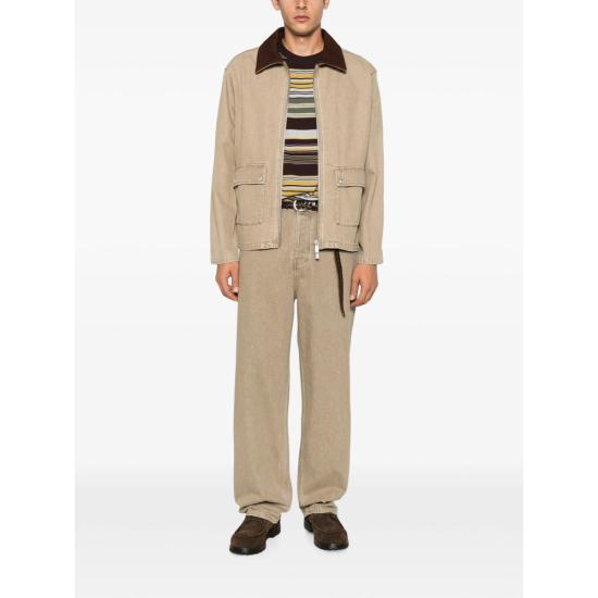 26FW 드롤드무슈 데님 팬츠 L BP199 CO307 KAKI NEUTRALS - DROLE DE MONSIEUR