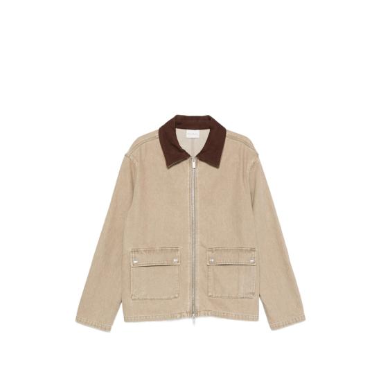 26FW 드롤드무슈 데님 자켓 L JT258 CO307 KAKI NEUTRALS
