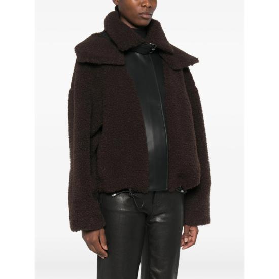 26FW 스포트막스 자켓 SPXFILTRO 269F 003 BROWN BLACK - SPORTMAX