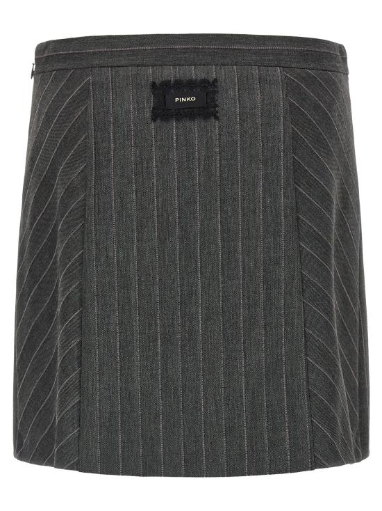 26FW 핑코 롱 스커트 107416A3FFIN4 Gray - PINKO