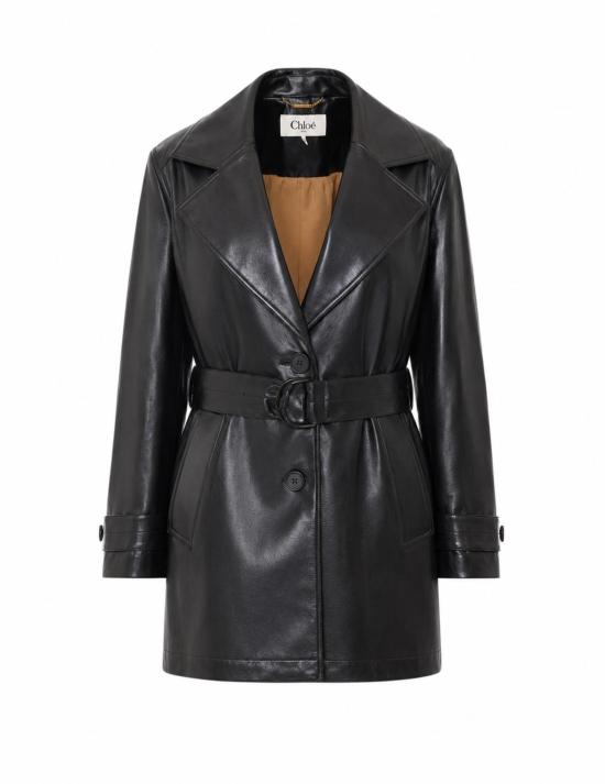 26FW 끌로에 코트 CH26AMA41011 001 Black