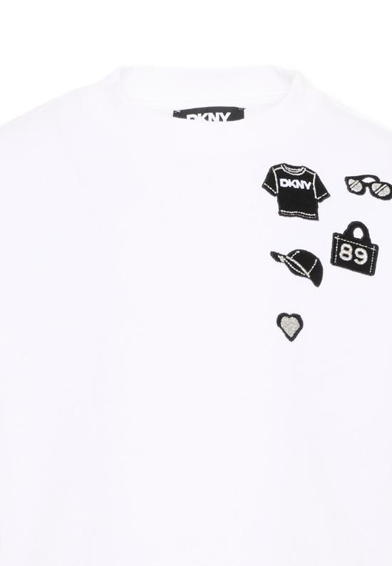 26SS [키즈] 디케이엔와이 티셔츠 D62590 10P WHITE - DKNY