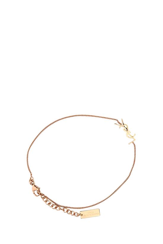 26FW 생로랑 브라스 오피움 참 브레이슬릿 635533 Y1500 8096 ROSE GOLD DOM - SAINT LAURENT
