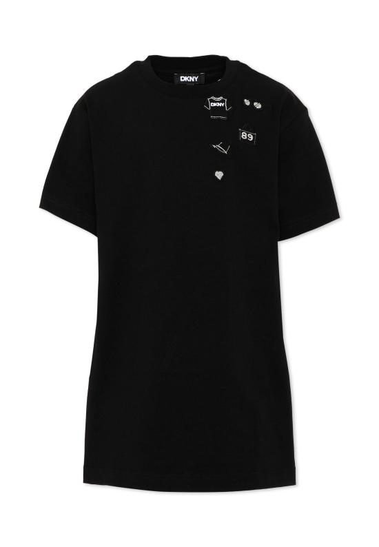26SS [키즈] 디케이엔와이 원피스 D62696 09B BLACK