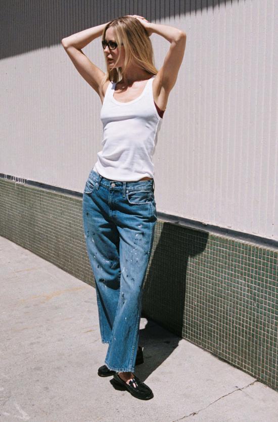  아모 데님 데님 팬츠 빌리 섀터 진 - AMO DENIM