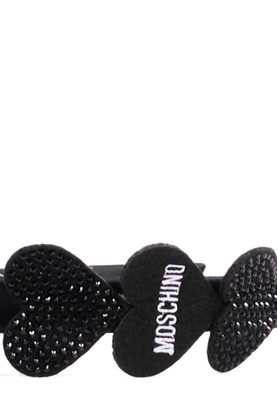 26FW [키즈] 모스키노 헤어 액세서리 HDX01P LRA12 60100 BLACK - MOSCHINO