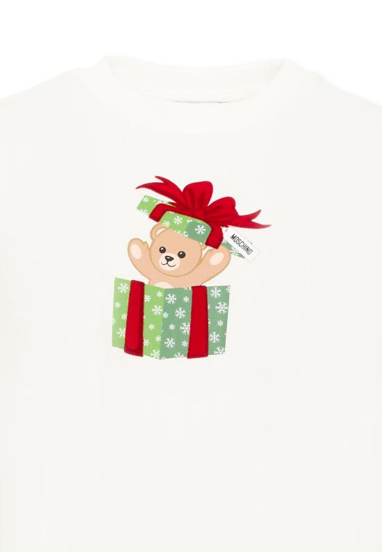 26FW [키즈] 모스키노 티셔츠 H9M058 LAA10 10063 IVORY - MOSCHINO