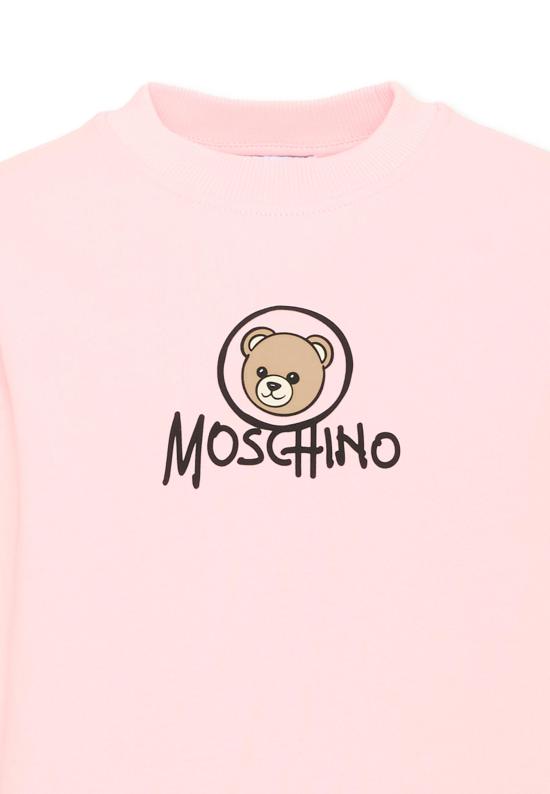 26FW [키즈] 모스키노 니트/스웻셔츠 HXF08V LCA83 50209 PINK - MOSCHINO