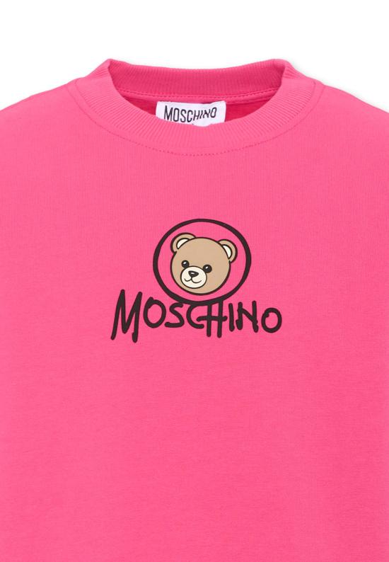 26FW [키즈] 모스키노 니트/스웻셔츠 HXF08V LCA83 51450 FUCHSIA - MOSCHINO