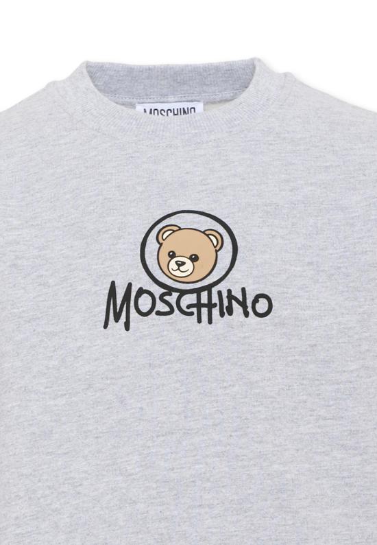 26FW [키즈] 모스키노 니트/스웻셔츠 HXF08V LCA83 60901 GREY - MOSCHINO