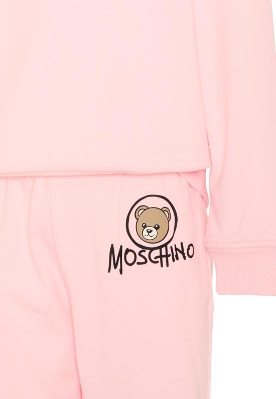 26FW [키즈] 모스키노 점프수트 HUK04R LCA83 50209 PINK - MOSCHINO