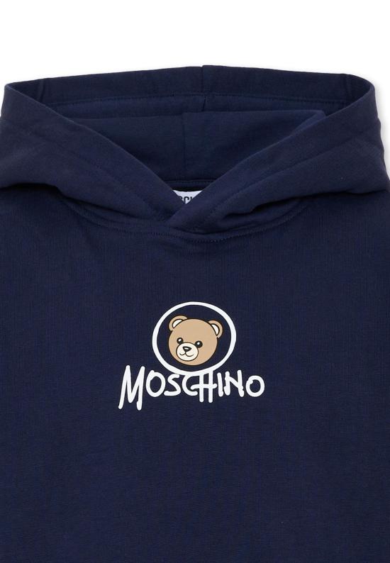 26FW [키즈] 모스키노 니트/스웻셔츠 HUF0A7 LCA83 40016 BLUE - MOSCHINO