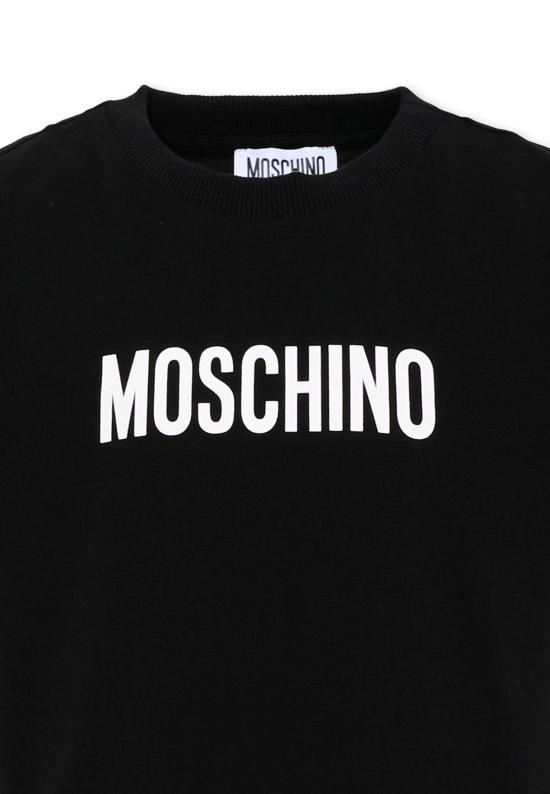 26FW [키즈] 모스키노 티셔츠 HPM05V LAA59 60100 BLACK - MOSCHINO