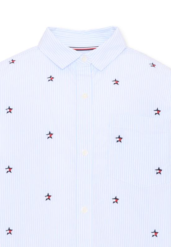 26SS [키즈] 타미힐피거 탑 KG0KG09306 C3Q LIGHT BLUE - TOMMY HILFIGER