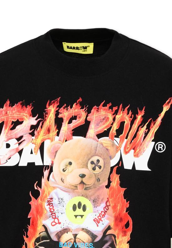 26FW [키즈] 바로우 티셔츠 F6BKJBTH090 110 BLACK - BARROW