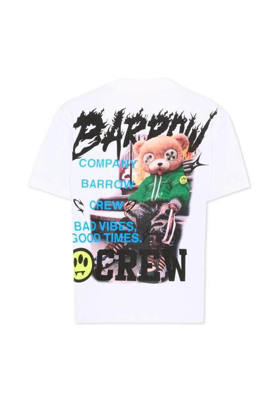 26FW [키즈] 바로우 티셔츠 F6BKJBTH088 002 WHITE - BARROW