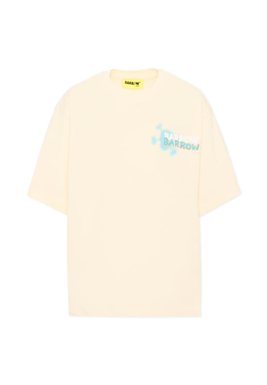 26FW [키즈] 바로우 티셔츠 F6BKJBTH066 013 IVORY - BARROW