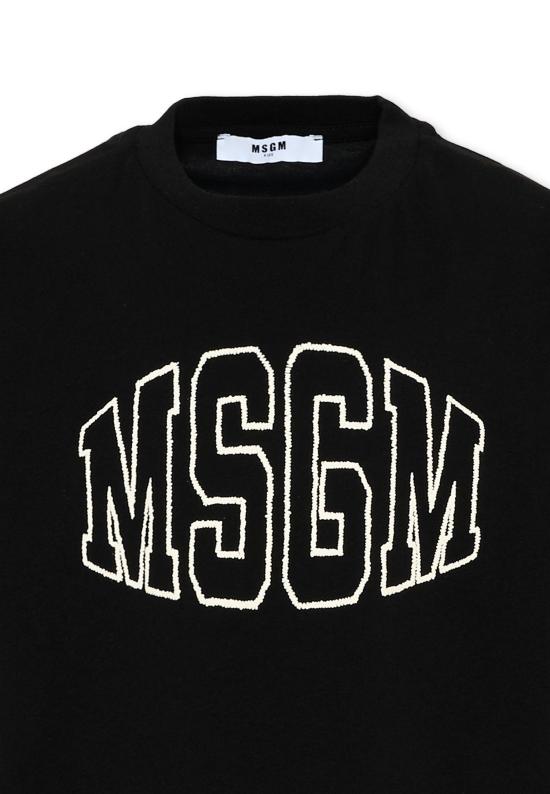 26FW [키즈] 엠에스지엠 티셔츠 F6MSJUTH038 110 BLACK - MSGM