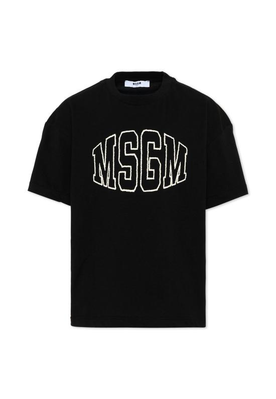 26FW [키즈] 엠에스지엠 티셔츠 F6MSJUTH038 110 BLACK