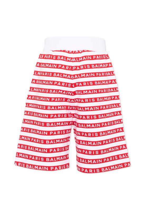  [키즈] 발망 쇼츠/버뮤다 BU6P99 Z1909 100RO RED - BALMAIN