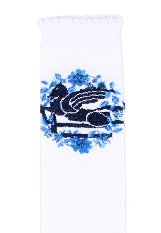  [키즈] 에트로 발목 양말 GU0A90 Z0396 101 WHITE - ETRO
