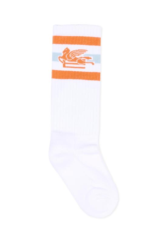 [키즈] 에트로 발목 양말 GU0B10 Z0396 100AR WHITE
