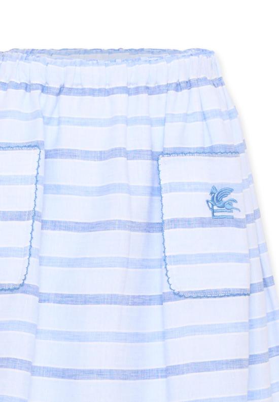  [키즈] 에트로 스커트 GU7A10 I0213 100BL LIGHT BLUE - ETRO