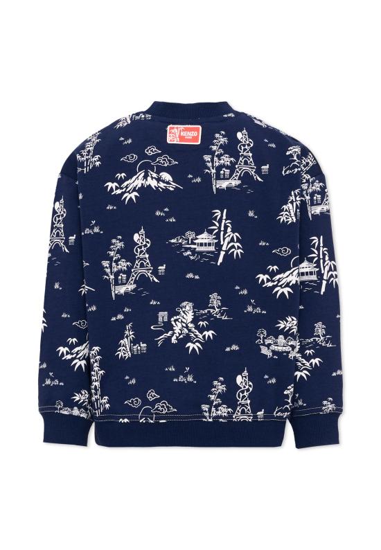 26SS [키즈] 겐조 니트/스웻셔츠 K61658 84N BLUE - KENZO