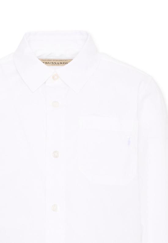 26FW [키즈] 트루사르디 탑 TBA26031CA WHITE WHITE - TRUSSARDI