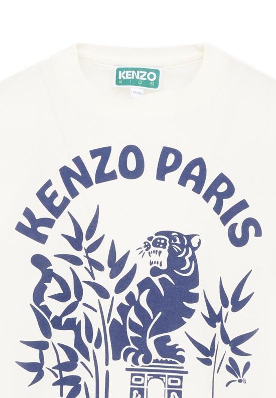 26SS [키즈] 겐조 티셔츠 K61697 117 IVORY - KENZO