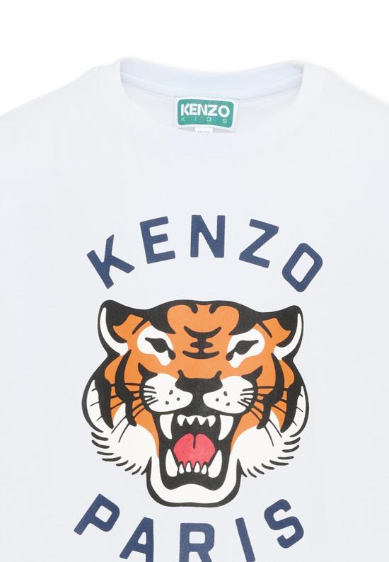 26SS [키즈] 겐조 티셔츠 K61804 77M LIGHT BLUE - KENZO