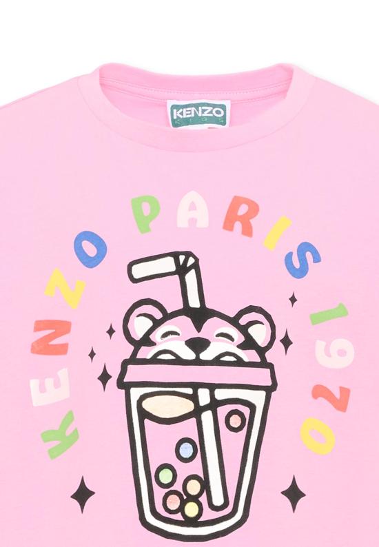 26SS [키즈] 겐조 티셔츠 K61769 47F PINK - KENZO