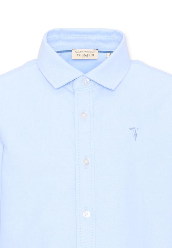26FW [키즈] 트루사르디 탑 TIA26046CA SKY SKY LIGHT BLUE - TRUSSARDI