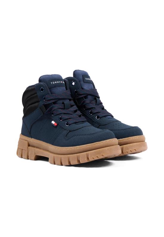 26FW [키즈] 타미힐피거 미들 부츠 T3X5 35292 0316X598 BLUE - TOMMY HILFIGER