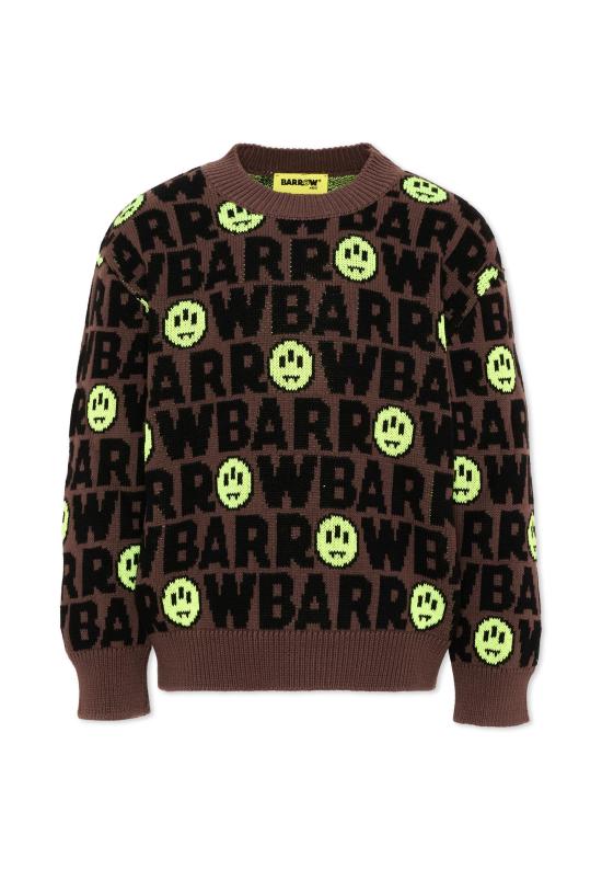 26FW [키즈] 바로우 니트/스웻셔츠 F6BKJUJP047 408 BROWN