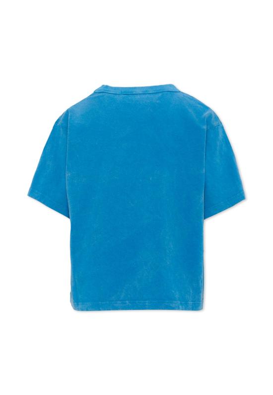 26FW [키즈] 보보쇼즈 티셔츠 B226AC142 LIGHT BLUE - BOBO CHOSES
