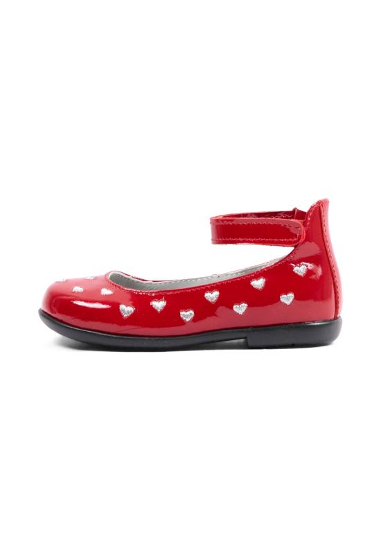 26FW [키즈] 모나리자 플랫 슈즈 83H005 8784 0043 RED - MONNALISA