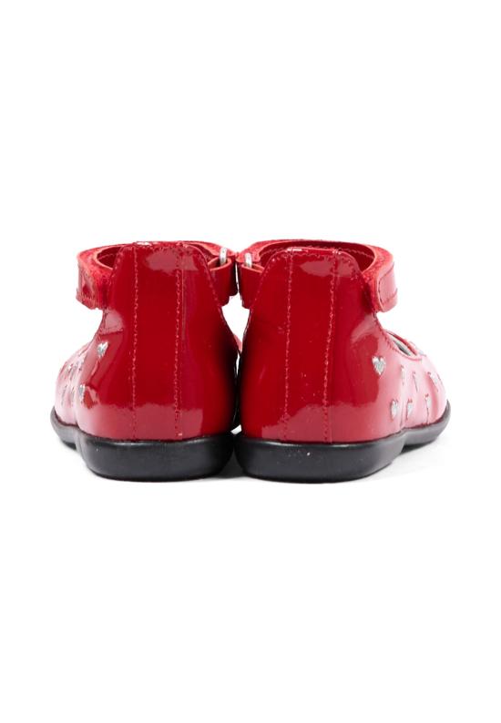 26FW [키즈] 모나리자 플랫 슈즈 83H005 8784 0043 RED - MONNALISA