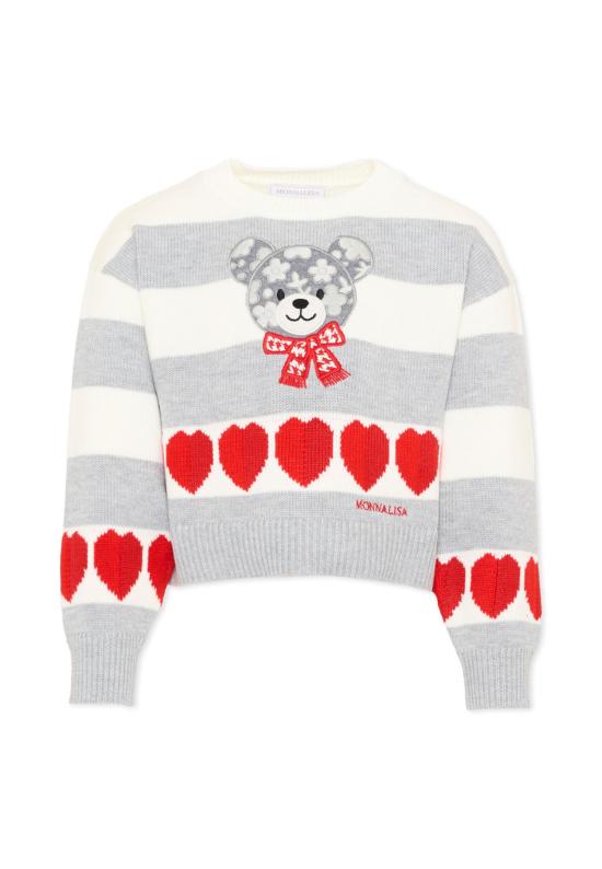 26FW [키즈] 모나리자 니트/스웻셔츠 19H606 8062 0132 GREY
