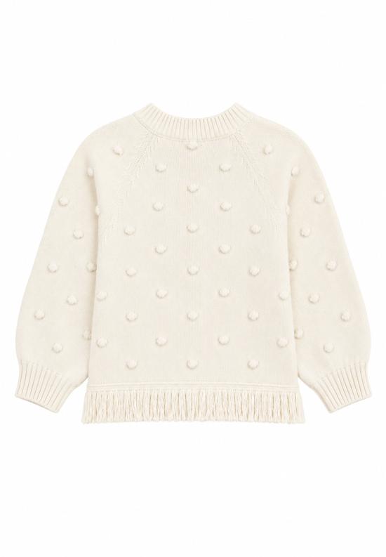 26FW [키즈] 스텔라 맥카트니 니트/스웻셔츠 TZ9A80 Z1528 101 IVORY - STELLA MCCARTNEY