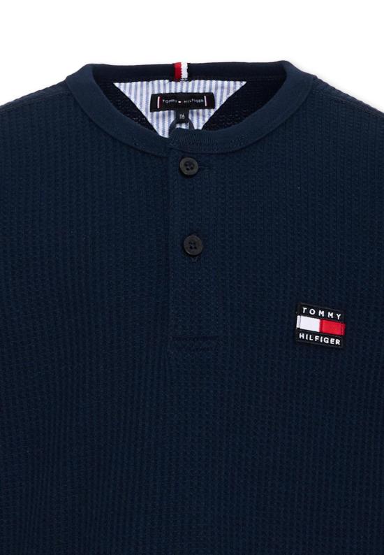 26SS [키즈] 타미힐피거 니트/스웻셔츠 KB0KB10166 C1G BLUE - TOMMY HILFIGER