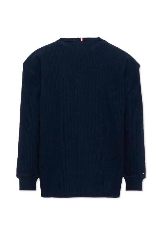 26SS [키즈] 타미힐피거 니트/스웻셔츠 KB0KB10166 C1G BLUE - TOMMY HILFIGER